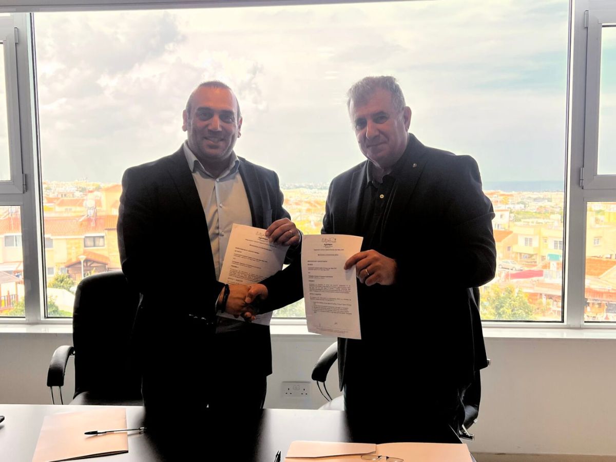 Signing of a Memorandum of Understanding between Ayia Napa 2030 and the Hellenic Chamber of Commerce and Industry