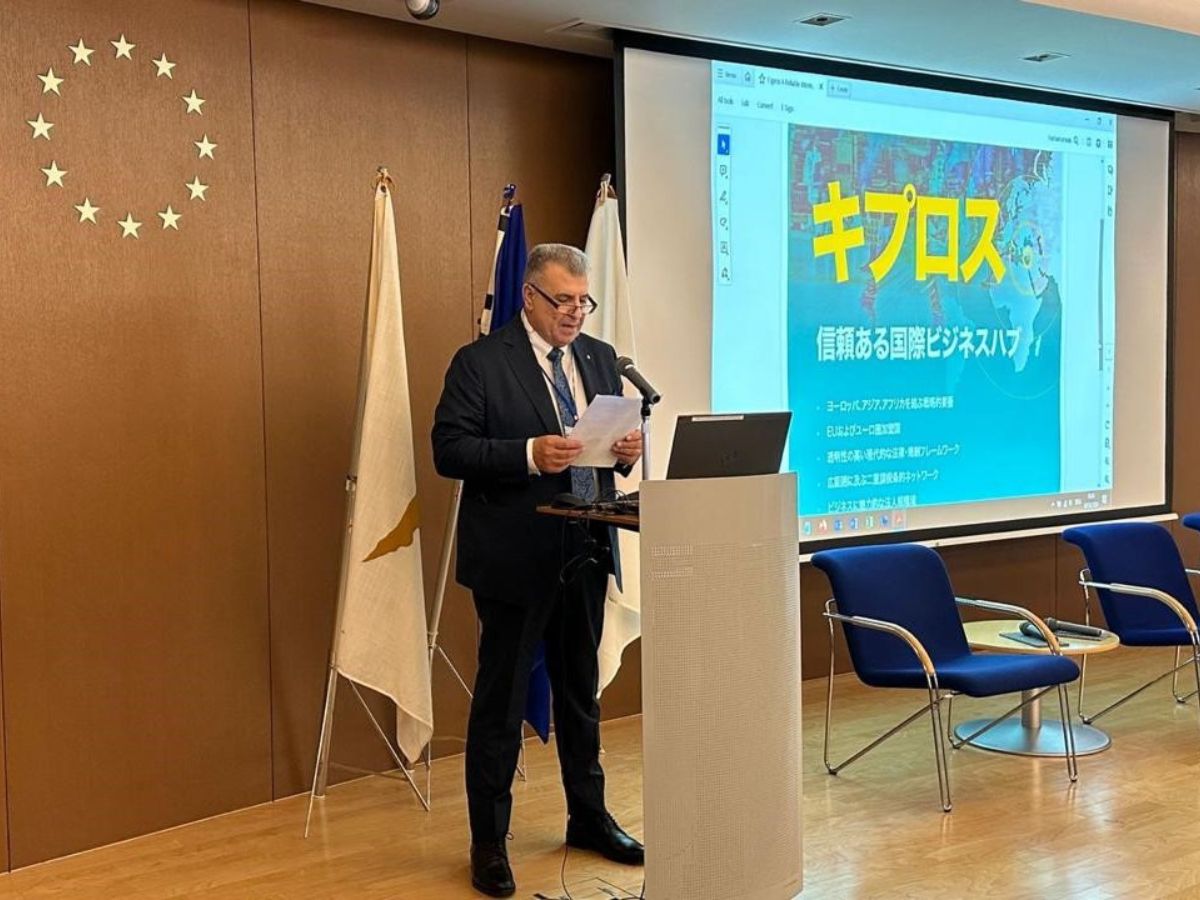 Charalambos Manoli welcomed the first Cyprus-Japan Business Forum